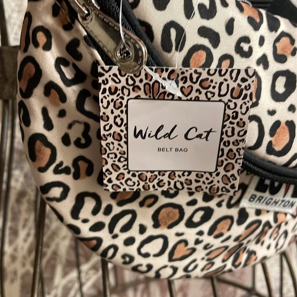 NWT Brighton Leopard Print Hidden Hearts Great Size Stylish Waist Belt - Picture 3 of 12